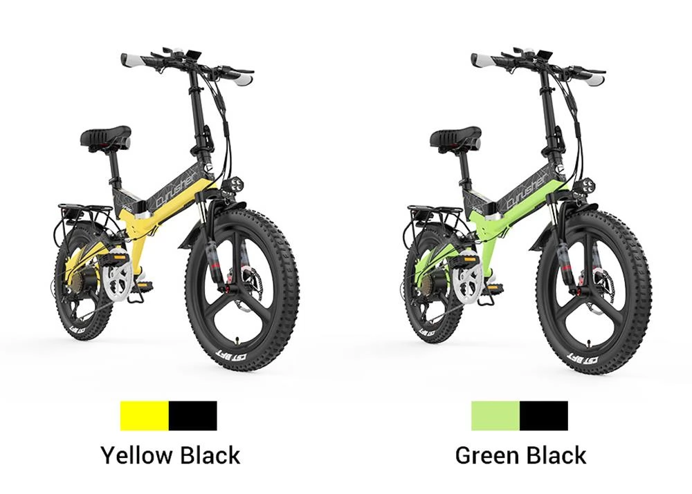 Cyrusher XF590 20 Inch Tires Foldable Electric Bike - 500W Motor